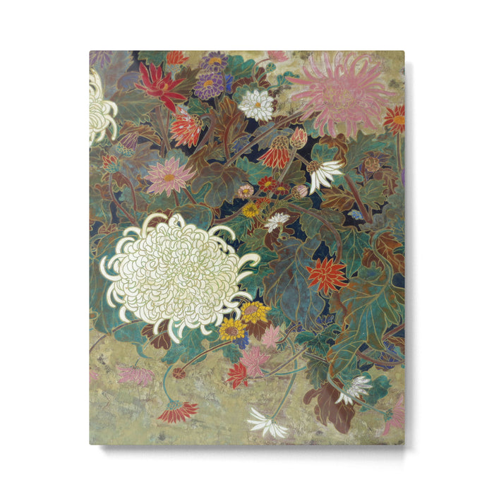 flower Japanese painting Metal Print Gallery Image 1