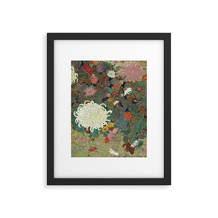 flower Japanese painting Framed Art Print Gallery Image 1