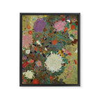 Vivid type flower Japanese painting Framed Canvas Print Gallery Image 6