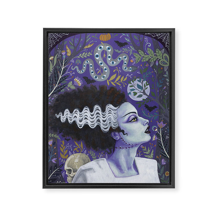 The Bride Framed Canvas Print Gallery Image 1
