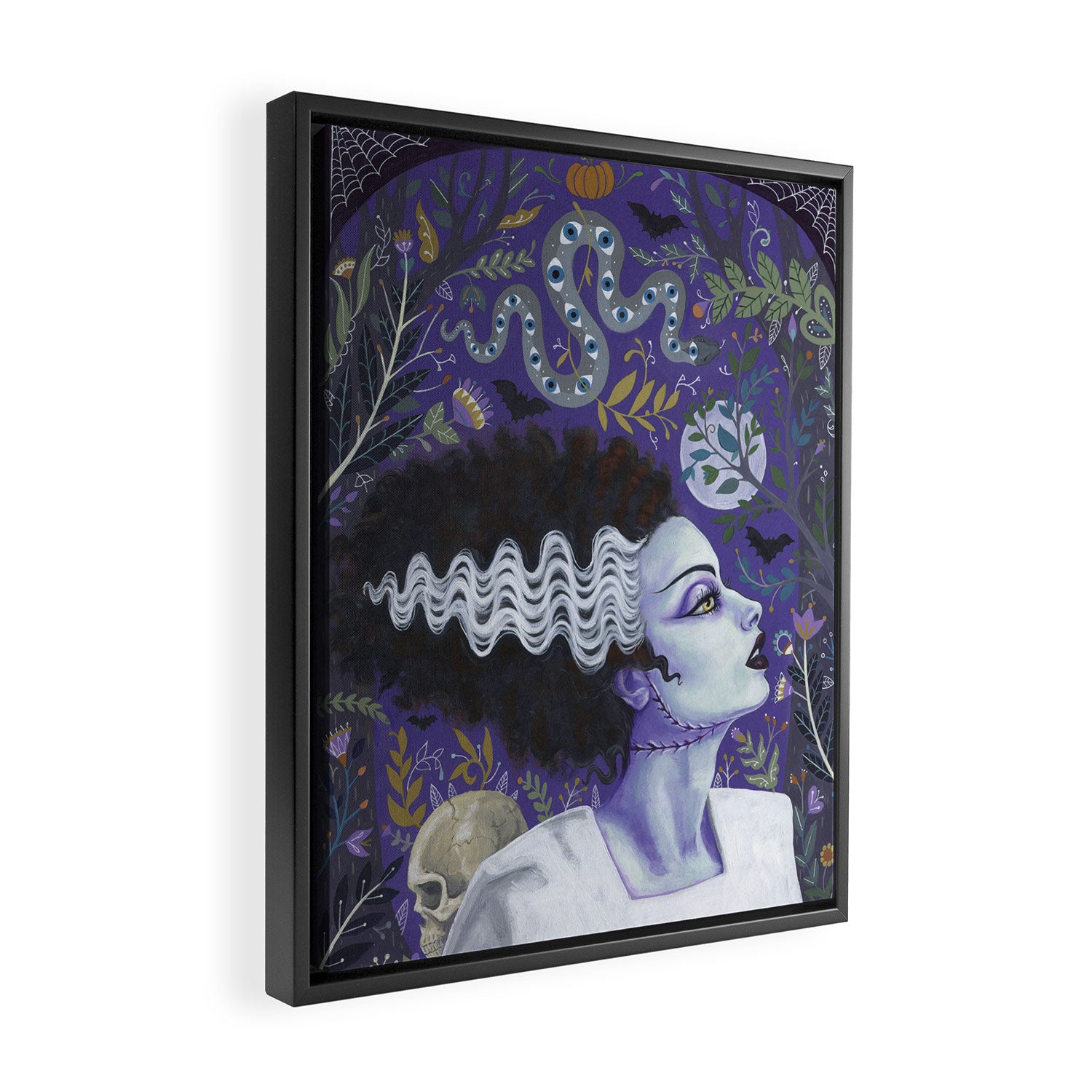 The Bride Framed Canvas Print Gallery Image 2