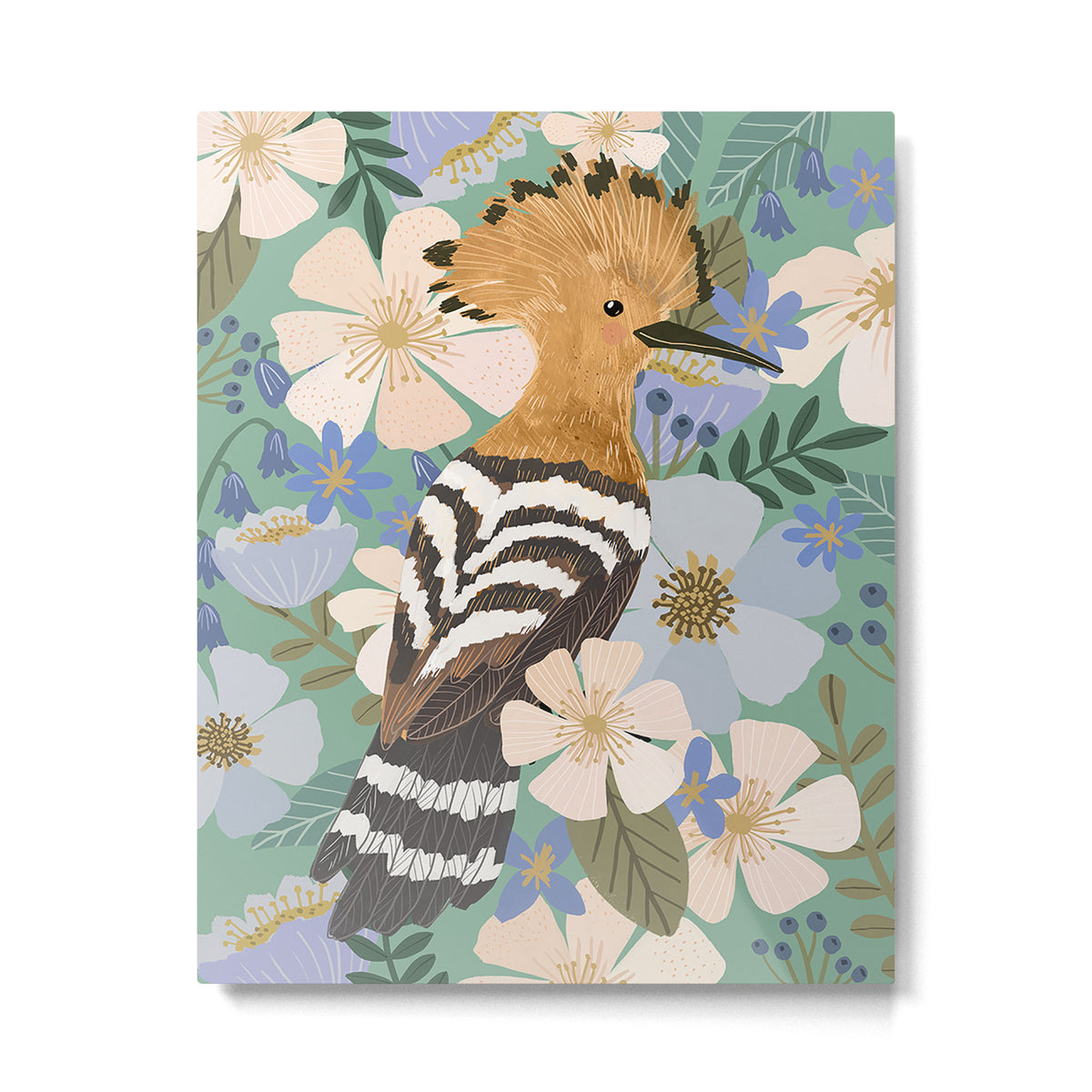 Bird illustration Metal Print Gallery Image 4