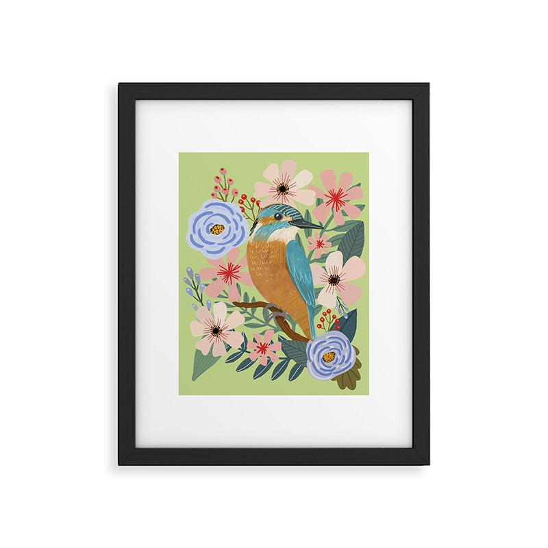 Ble Bird Framed Art Print Gallery Image 5