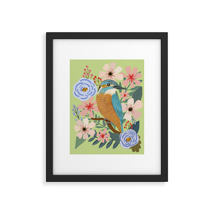 Ble Bird Framed Art Print Gallery Image 1