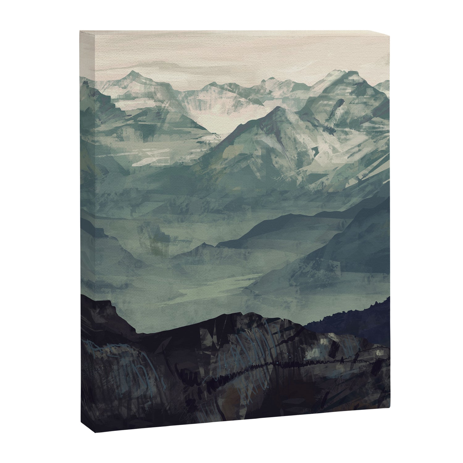 Mountain Fog Canvas Print Gallery Image 6