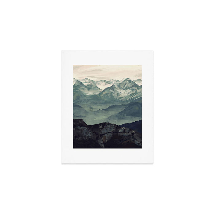 Mountain Fog Art Print Gallery Image 1