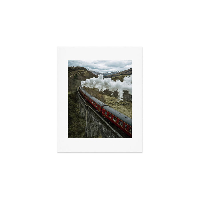 A Magical Train Journey Through The Scottish Highlands Art Print Gallery Image 1
