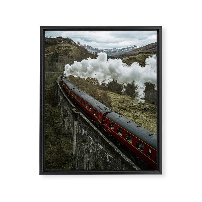 A Magical Train Journey Through The Scottish Highlands Framed Canvas Print Gallery Image 6