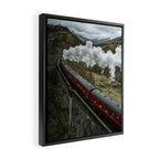 A Magical Train Journey Through The Scottish Highlands Framed Canvas Print Gallery Image 2