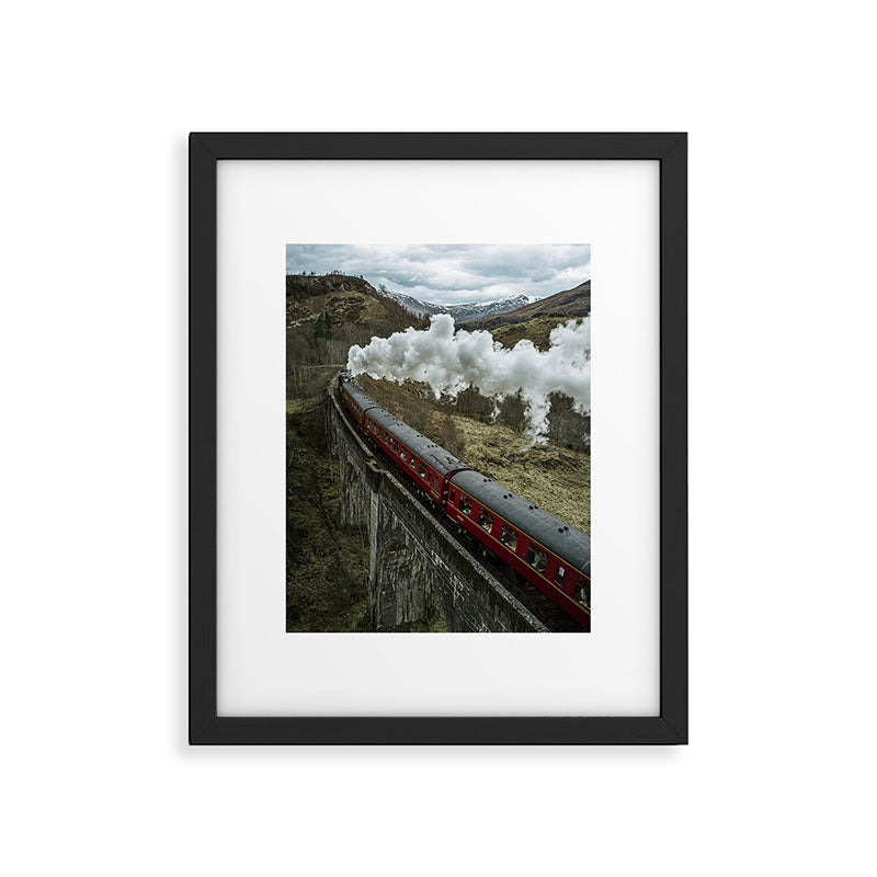 A Magical Train Journey Through The Scottish Highlands Framed Art Print Gallery Image 5
