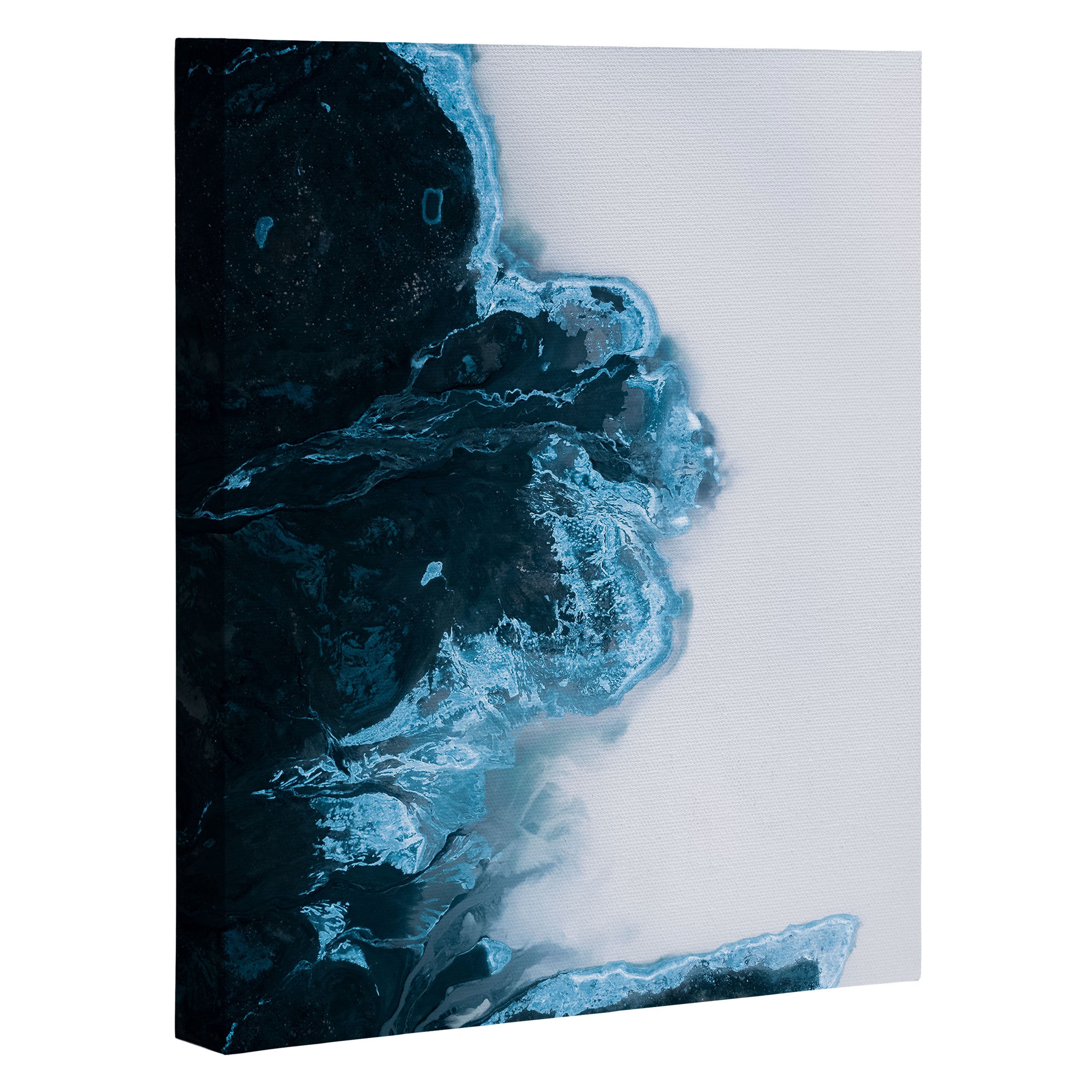 Abstract Lake in Iceland Canvas Print Gallery Image 3