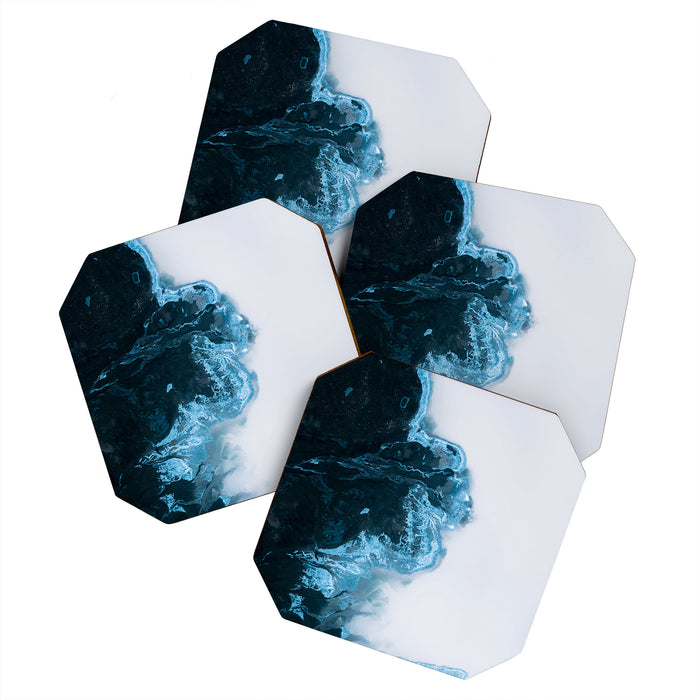 Abstract Lake in Iceland Coaster Gallery Image 1