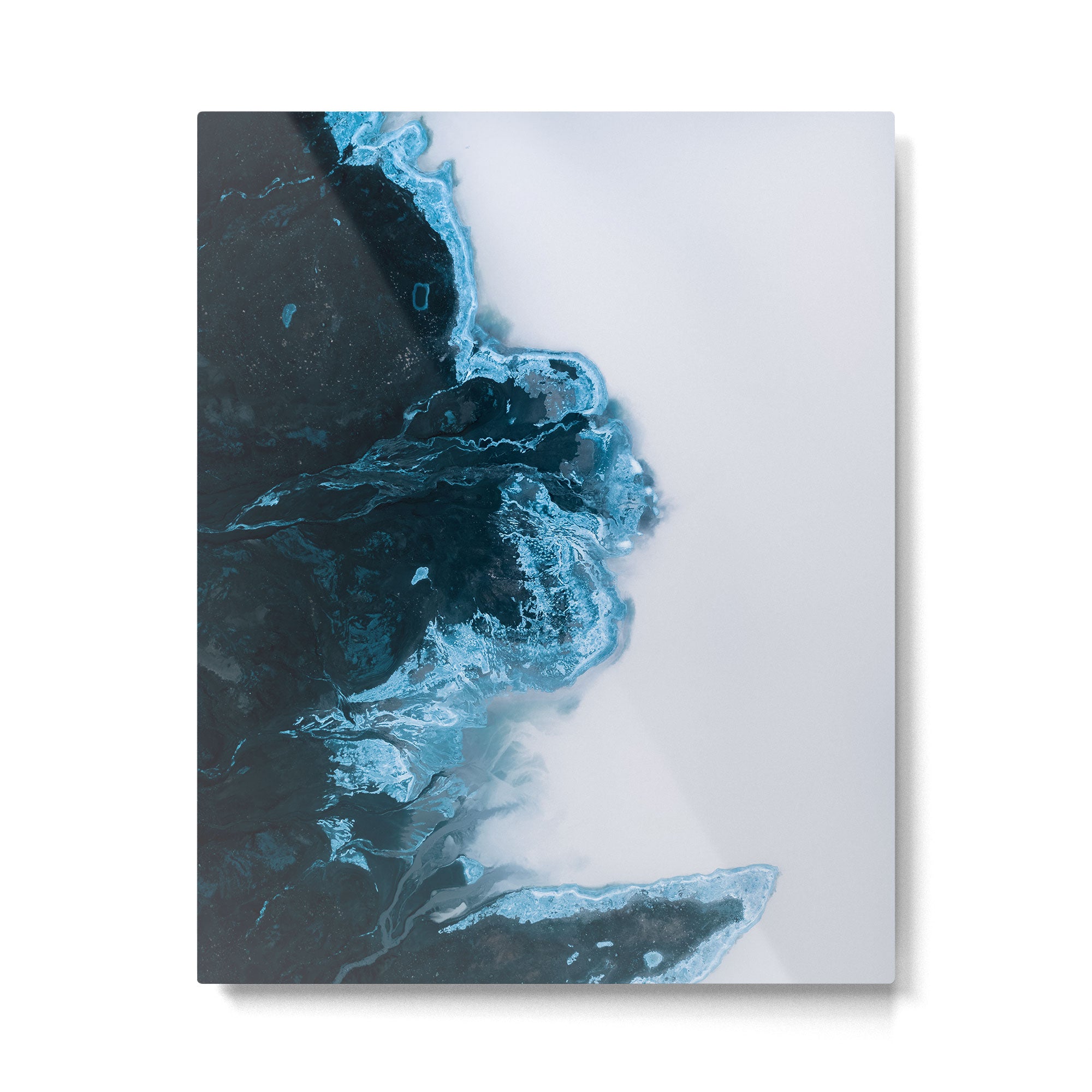 Abstract Lake in Iceland Metal Print Gallery Image 4