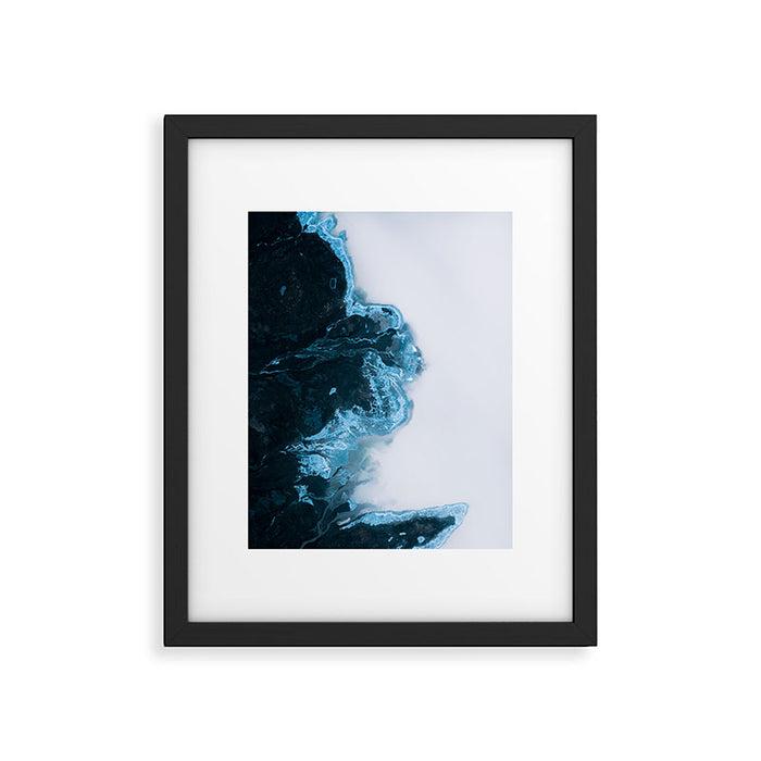 Abstract Lake in Iceland Framed Art Print Gallery Image 1