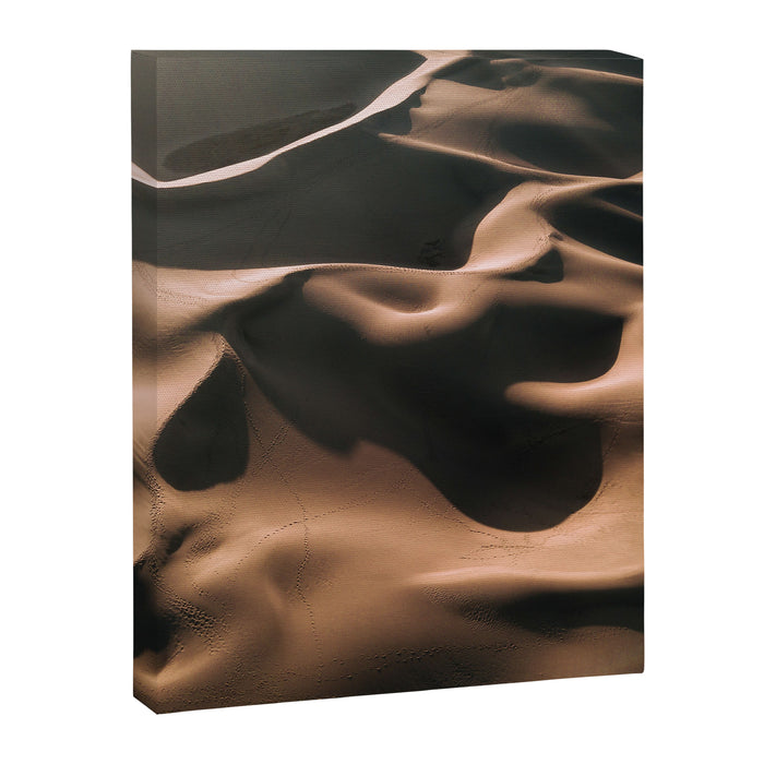 Abstract Dunes In The Desert Canvas Print Gallery Image 1