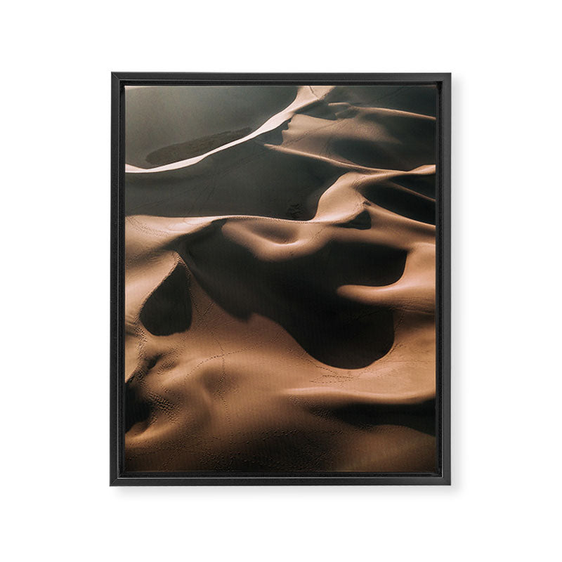 Abstract Dunes In The Desert Framed Canvas Print Gallery Image 6