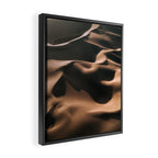Abstract Dunes In The Desert Framed Canvas Print Gallery Image 2