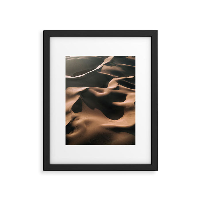 Abstract Dunes In The Desert Framed Art Print Gallery Image 1
