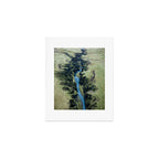 Aerial View of Fjaðrárgljúfur Canyon in Iceland Art Print Gallery Image 1