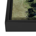 Aerial View of Fjaðrárgljúfur Canyon in Iceland Framed Canvas Print Gallery Image 3