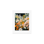 Botanical Art Maximalist Poster Dopamine Decor Japanese Painting Floral Art Flower Print Japandi Art Art Print Gallery Image 1