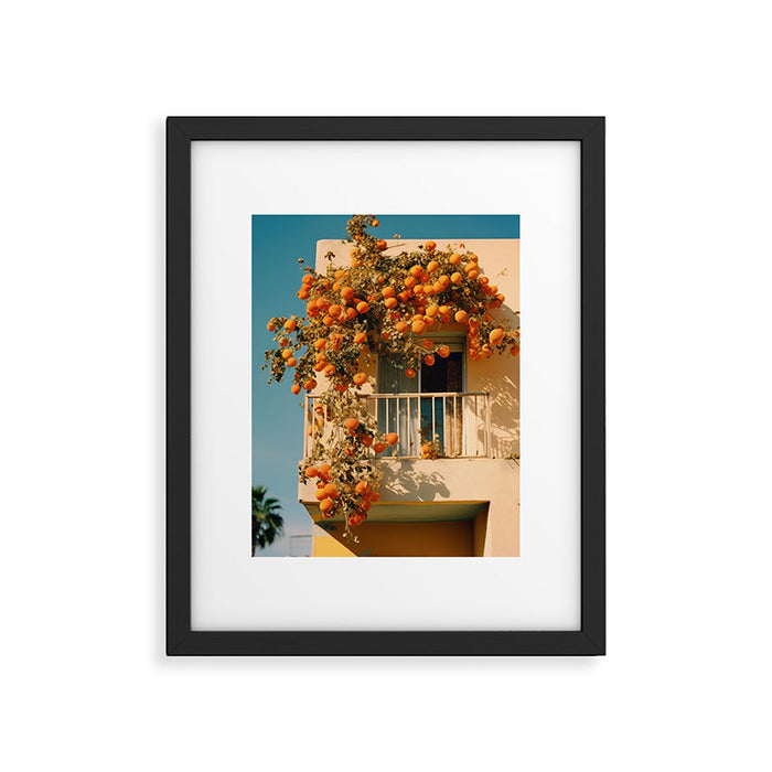 Californian Oranges in Summer Framed Art Print Gallery Image 1