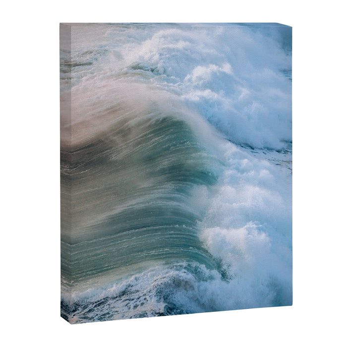 Waves in the Sunset Light Canvas Print Gallery Image 1