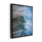 Waves in the Sunset Light Framed Canvas Print Gallery Image 2