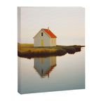 Cute Little Cabin In Iceland Canvas Print Gallery Image 6