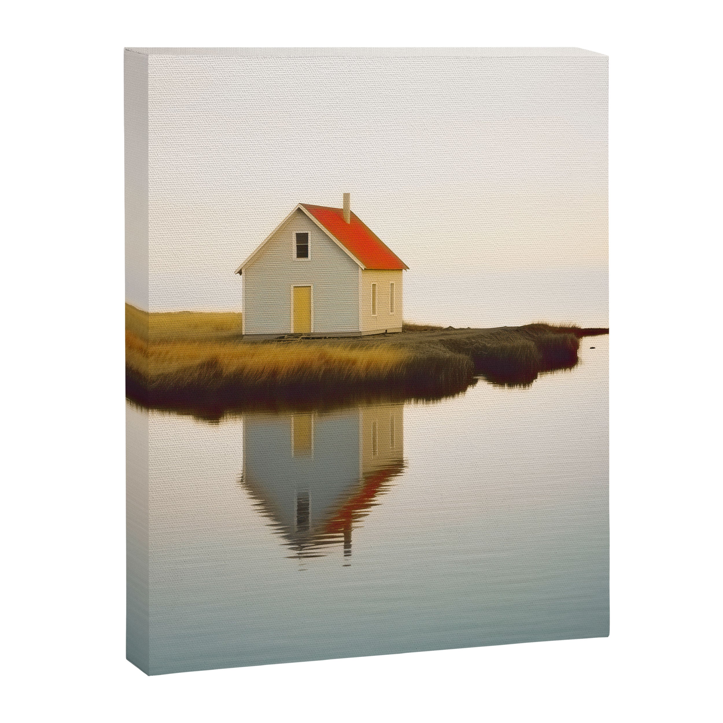Cute Little Cabin In Iceland Canvas Print Gallery Image 6