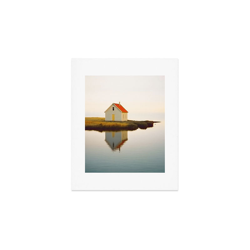 Cute Little Cabin In Iceland Art Print