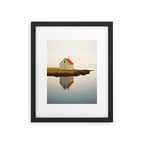Cute Little Cabin In Iceland Framed Art Print Gallery Image 4