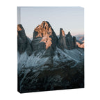 Dolomites sunset panorama - Landscape Photography Canvas Print Gallery Image 6