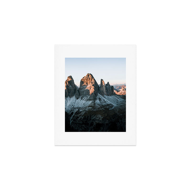 Dolomites sunset panorama - Landscape Photography Art Print Gallery Image 1
