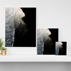 Endless Black Sand Beach Landscape In Iceland Canvas Print Gallery Image 3