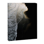 Endless Black Sand Beach Landscape In Iceland Canvas Print Gallery Image 6