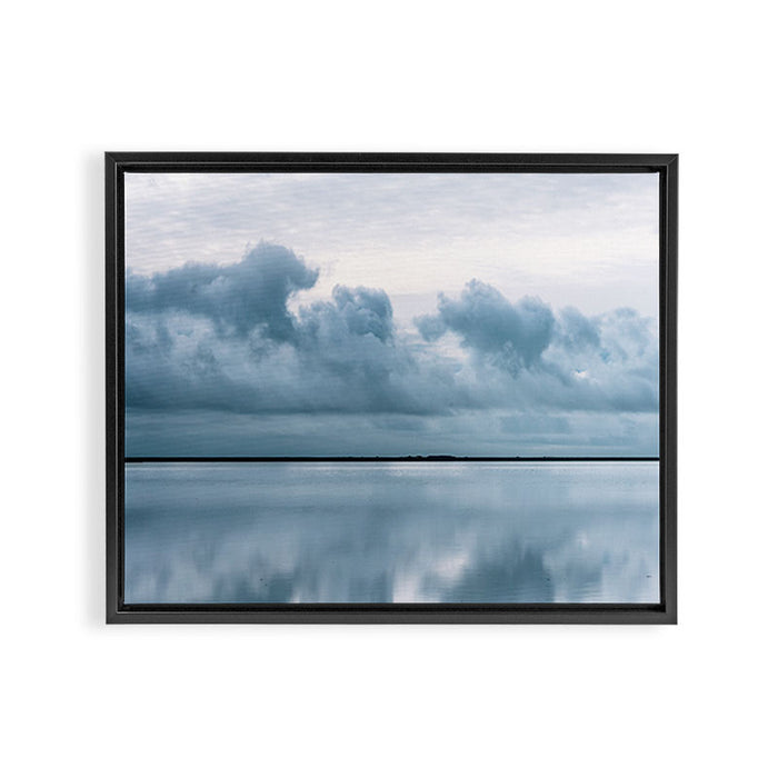 Epic Sky reflection in Iceland - Landscape Photography Framed Canvas Print Gallery Image 1
