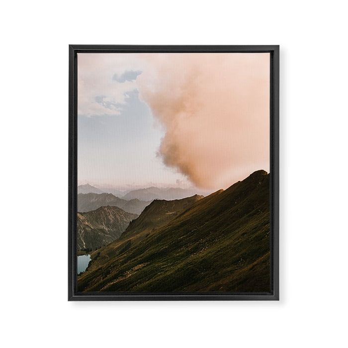 Far Views II - Landscape Photography Framed Canvas Print Gallery Image 1