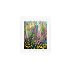 Floral Art Botanical Wall Art Maximalist Art Dopamine Decor Flower Print Japanese Painting  Art Print Gallery Image 1
