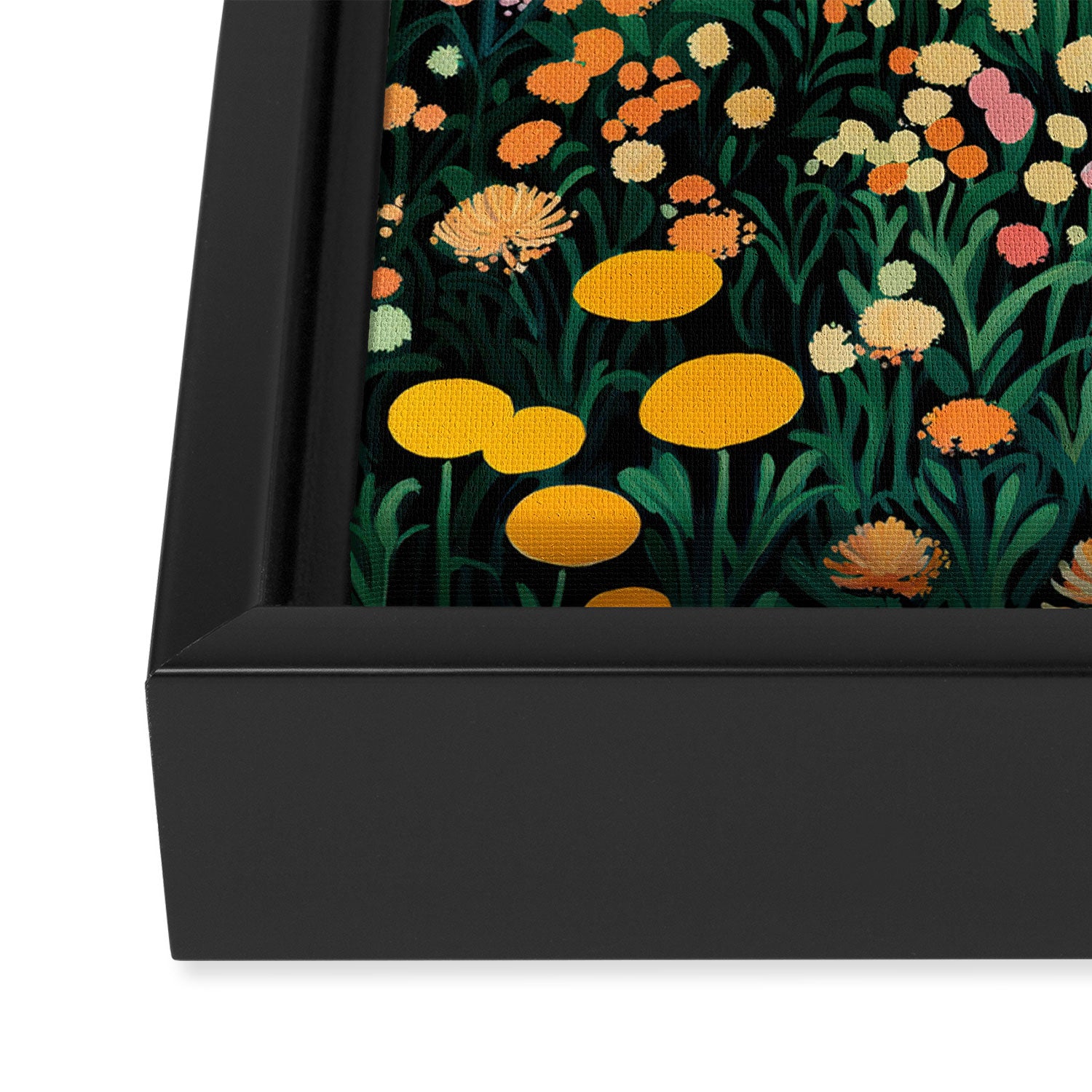 Floral Art Botanical Wall Art Maximalist Art Dopamine Decor Flower Print Japanese Painting  Framed Canvas Print Gallery Image 3