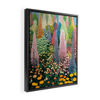 Floral Art Botanical Wall Art Maximalist Art Dopamine Decor Flower Print Japanese Painting  Framed Canvas Print Gallery Image 2