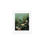 Floral Painting Fall Decor Japanese Wall Art Autumn Botanical Japandi Poster sage green Wall Art Art Print Gallery Image 1