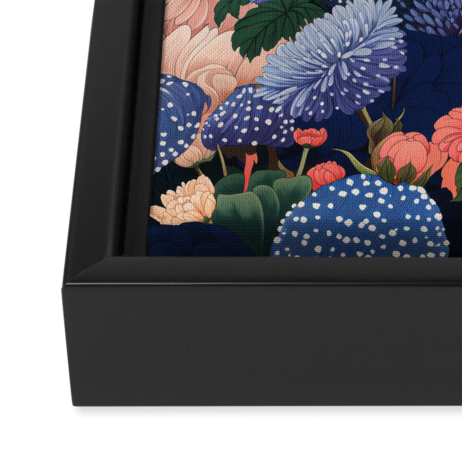 Floral Wall Art Botanical Poster Japanese Painting Maximalist Dopamine Decor Flower Print Framed Canvas Print Gallery Image 3