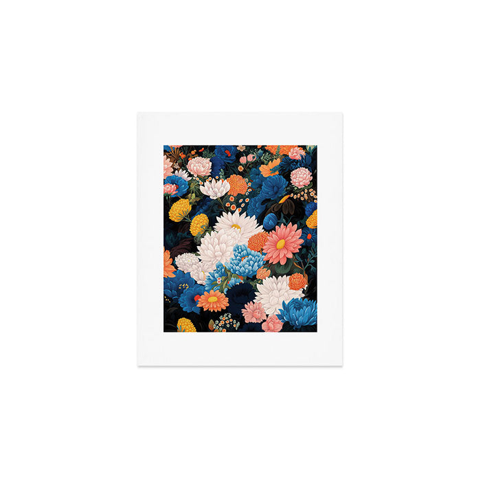 Flower Print Japanese Painting Floral Wall Art Botanical Poster Maximalist Dopamine Decor Art Print Gallery Image 1