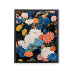 Flower Print Japanese Painting Floral Wall Art Botanical Poster Maximalist Dopamine Decor Framed Canvas Print Gallery Image 6