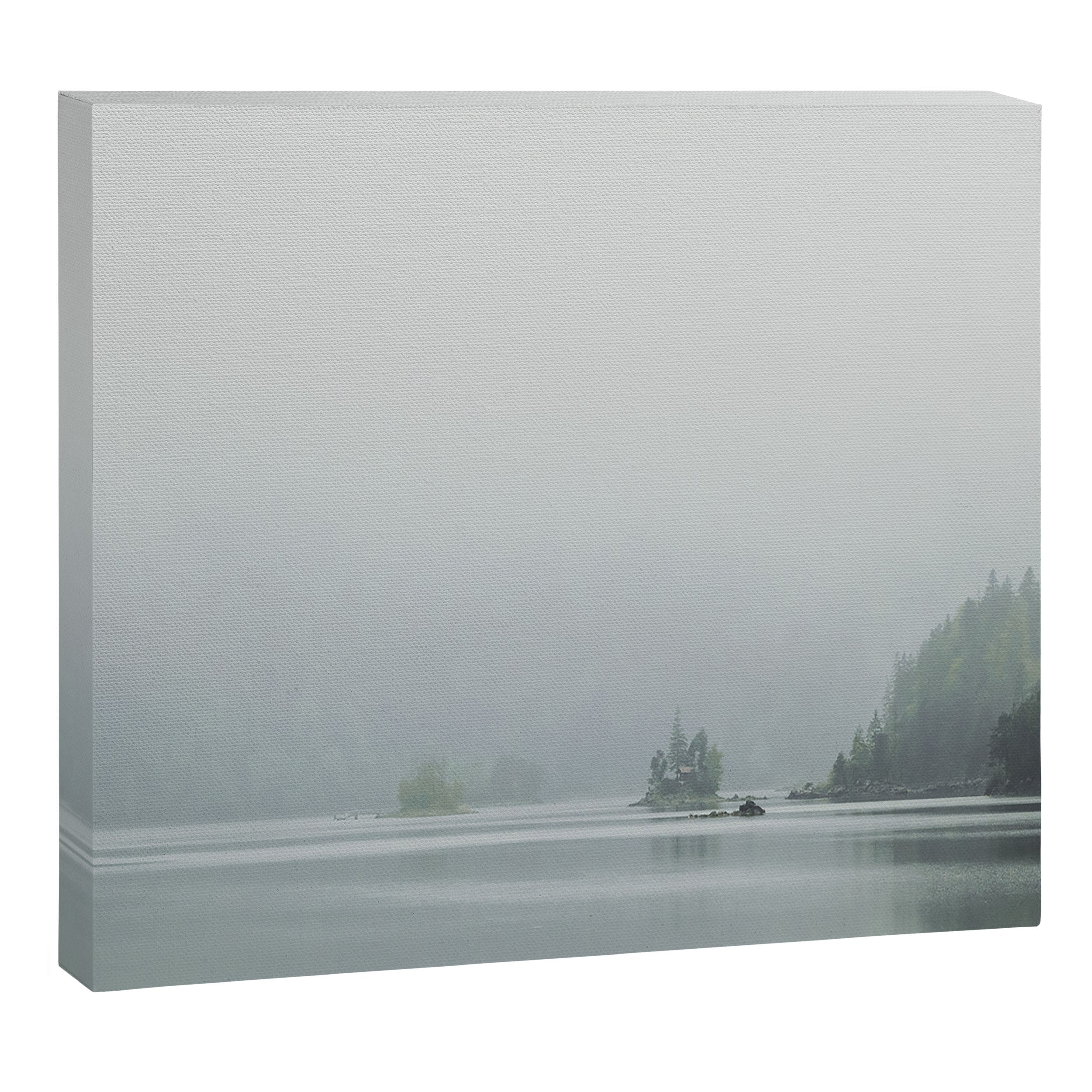 Fog over the Lake - Landscape Photography Canvas Print Gallery Image 12