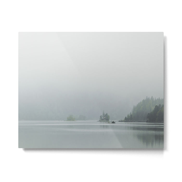 Fog over the Lake - Landscape Photography Metal Print Gallery Image 1