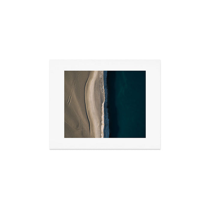 Footsteps On The Beach Art Print Gallery Image 1