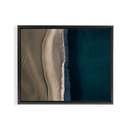 Footsteps On The Beach Framed Canvas Print Gallery Image 6