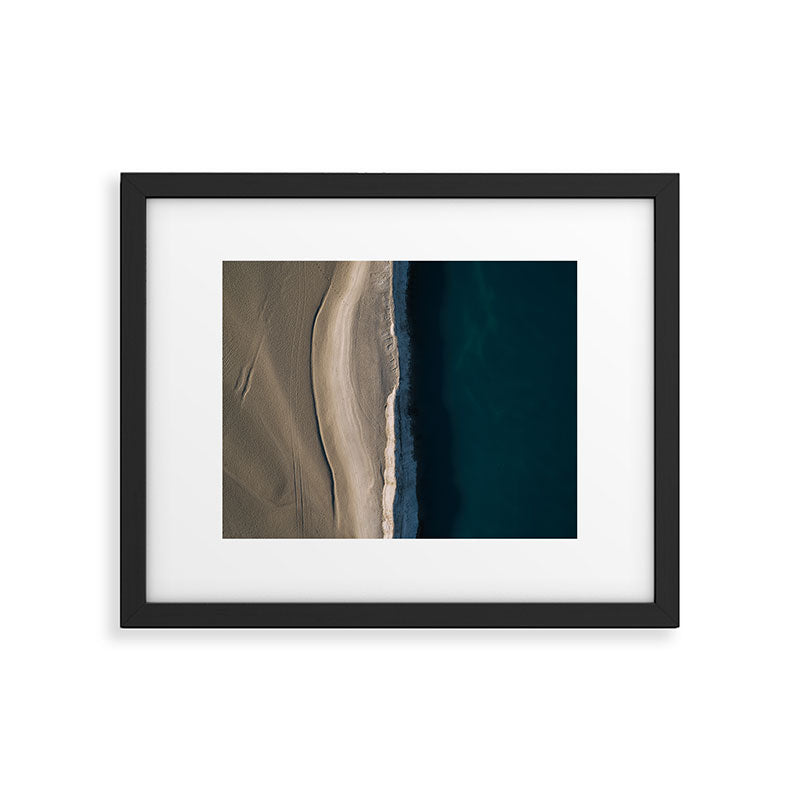 Footsteps On The Beach Framed Art Print Gallery Image 4